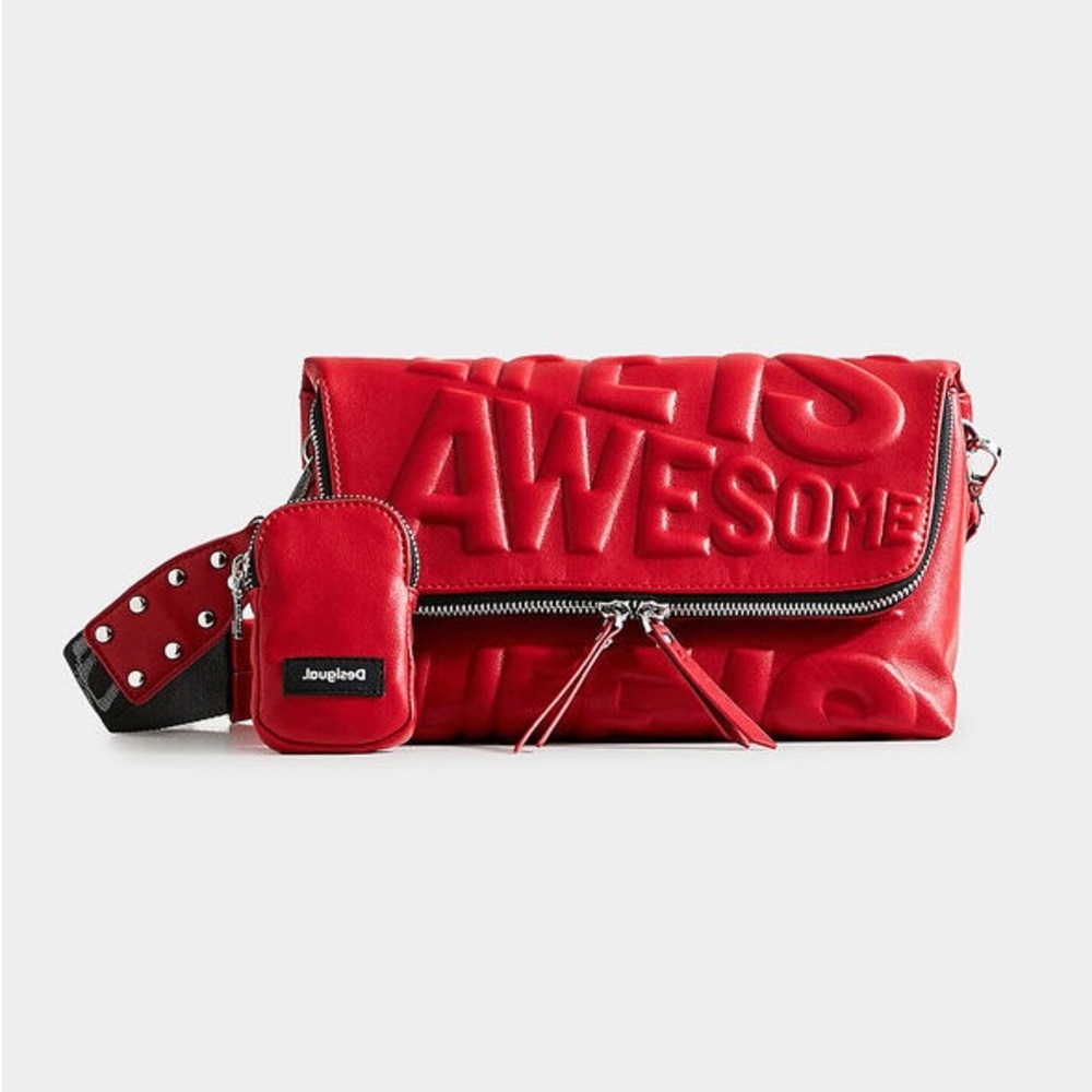 "LIFE IS AWESOME" SLING BAG